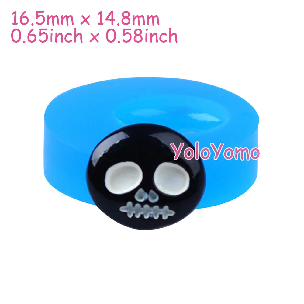 P075YL P077YL P695YL P696YL Хэллоуин Череп Силиконовая форма-для формы на конфеты шоколада