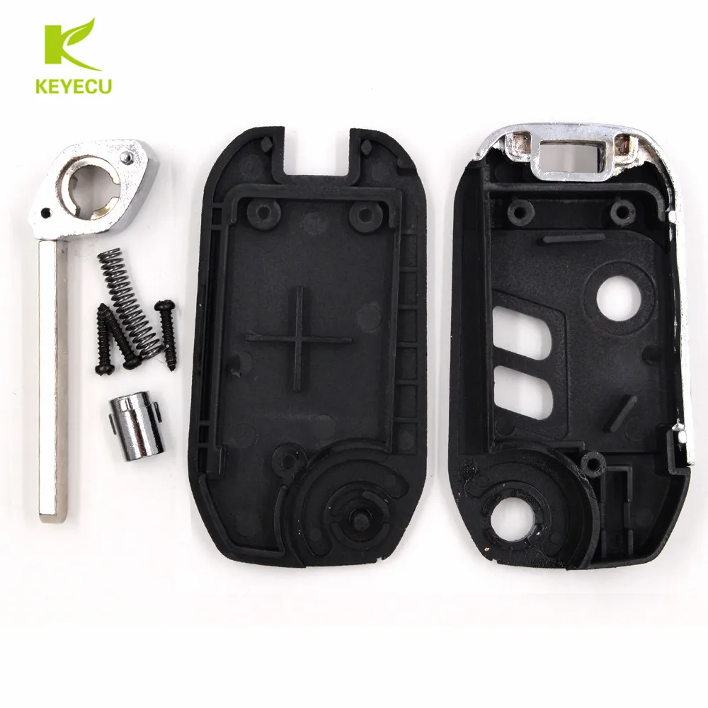 KEYECU абсолютно новый для SUBARU дистанционный флип 3 корпус ключей на кнопке чехол