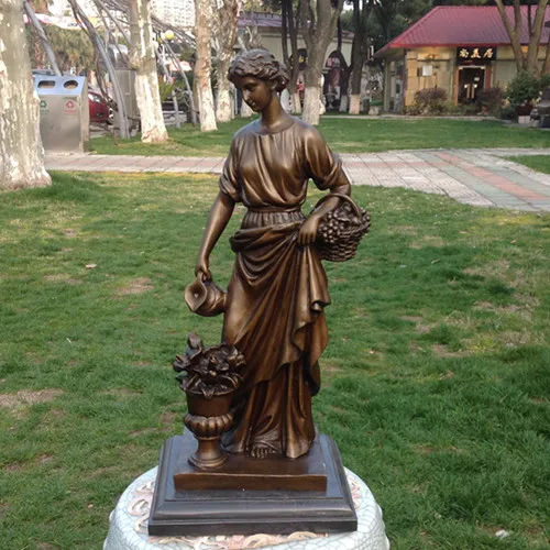 The bronze decoration s ornaments harvest goddess art club Home Furnishing jewelry business gift ornamentsroom Art | Дом и сад