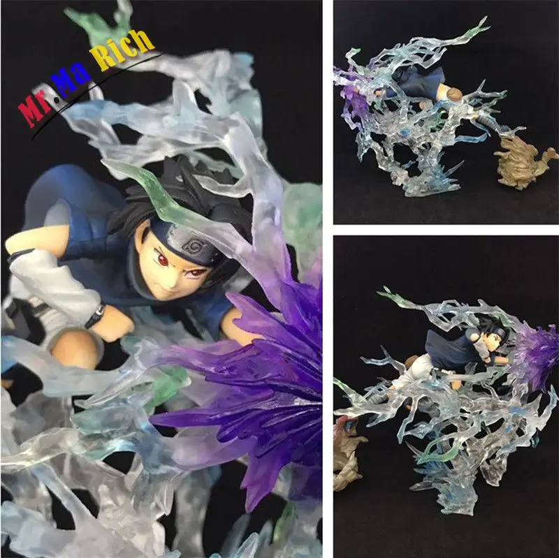 Uzumaki Naruto VS Uchiha Sasuke Rasengan Battle Anime фигурка 7 & #034 NB|anime figure|uzumaki narutouchiha sasuke |