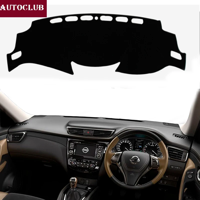 Для Nissan X Trail 2013 2014 2015 2016 2017 2018 2019 чехлы для стайлинга автомобиля коврик приборной