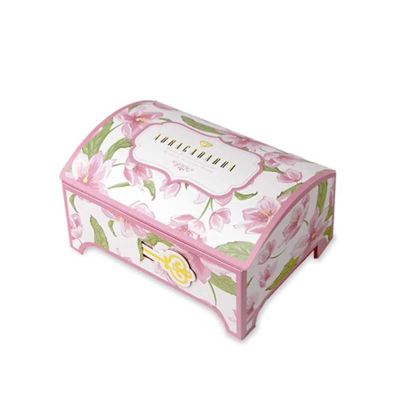 pink box x10pcs 10 шт./лот, Корейская Коробка С Сокровищами, бумажная коробка для ювелирных изделий для женщин, Подарочный упаковочный пакет для конфет, коробки для свадьбы, дня рождения - Цвет: pink box x10pcs
