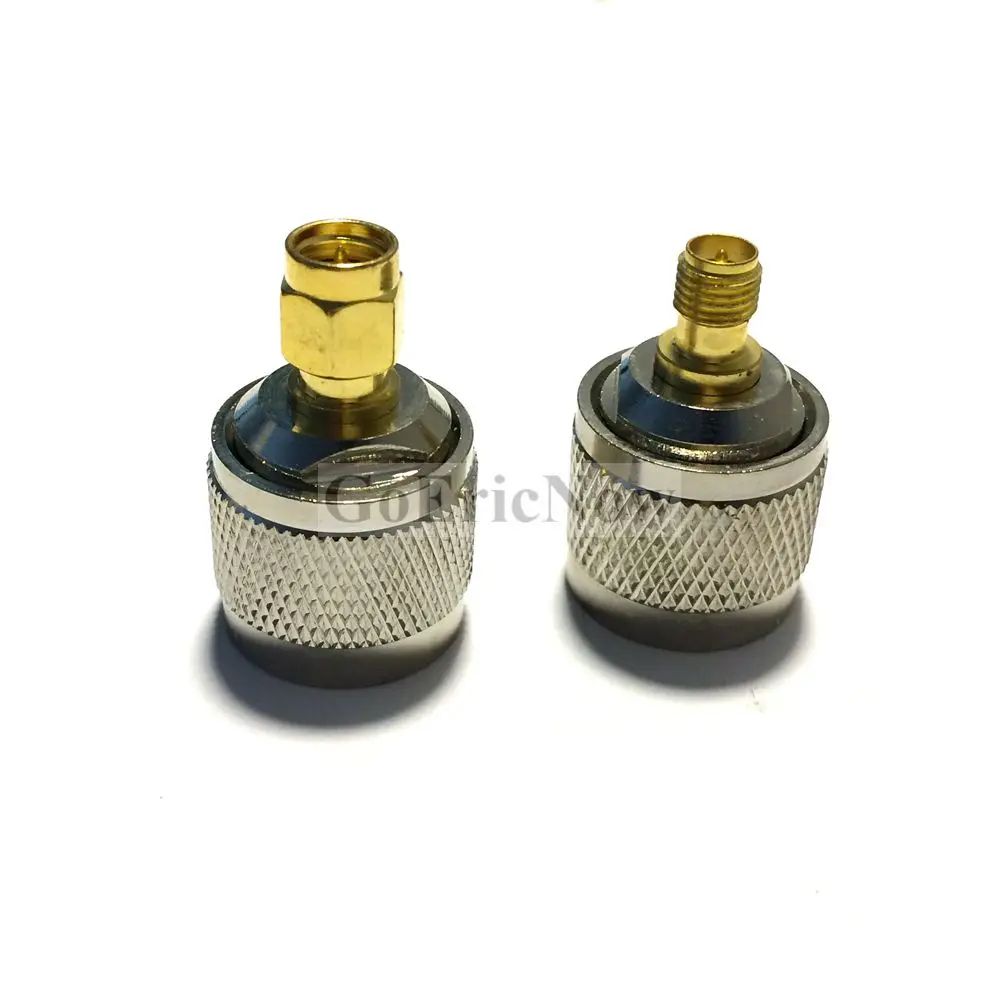 1 пара RF коаксиальный кабель 50ohm N женский + SMA/RP SMA мужской/женский прямой разъем