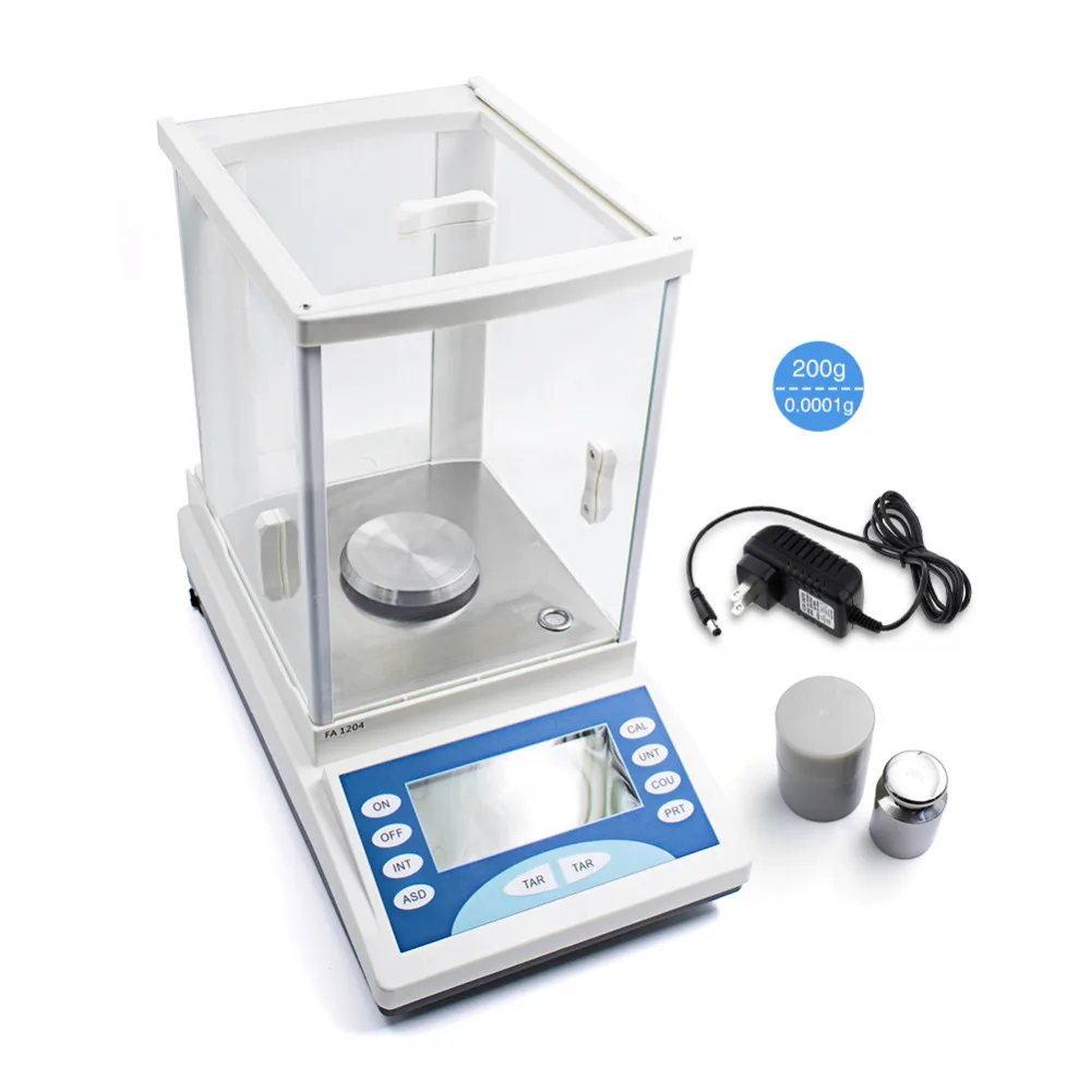 200/0,0001g 0,1 мг 100-240V Цифровые высокоточные весы Lab аналитическые весы электронные весы Алюминий сплав на основе EU/US/UK Разъем
