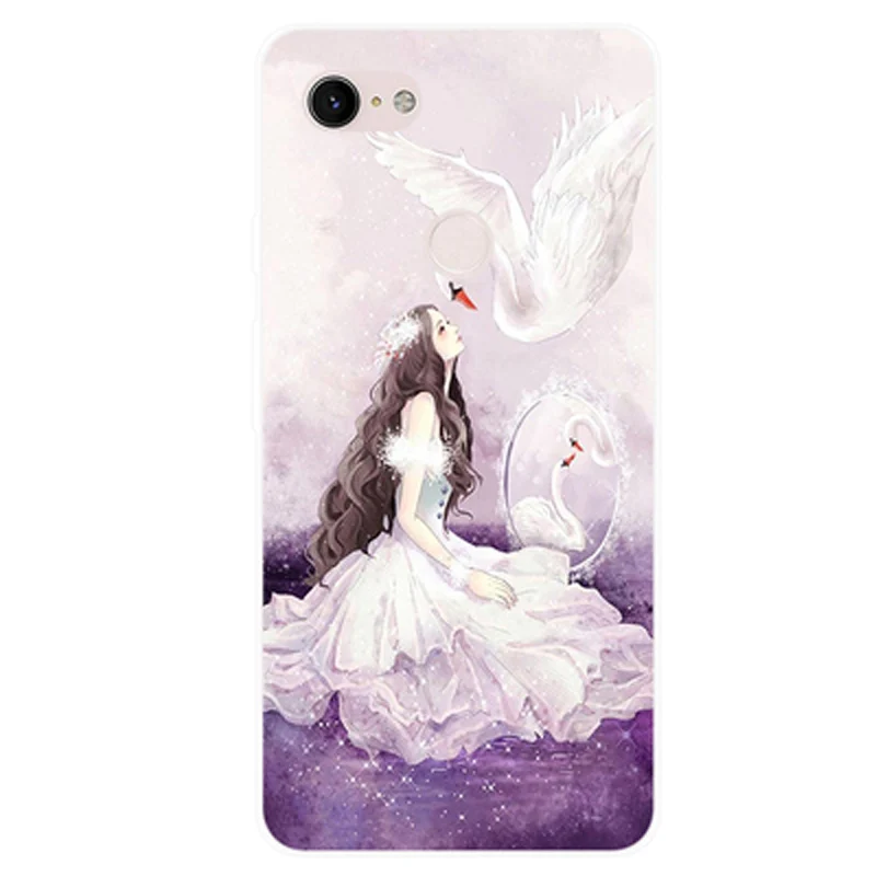 For Google pixel 3 XL case Soft Anti Skiding Silicone Case Starry sky Back Cover Pixel 3XL XL3 Coque pixel3 Fundas | Мобильные