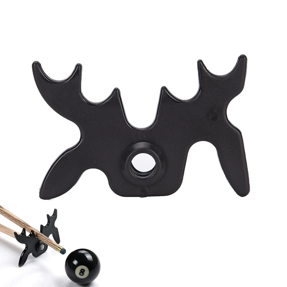 

1PC Snooker Billiards Cue Rack Bridge Head Billiards Cross Antlers Rod Holder Pool Cue Stick Frame Pole Rack Rod Acc