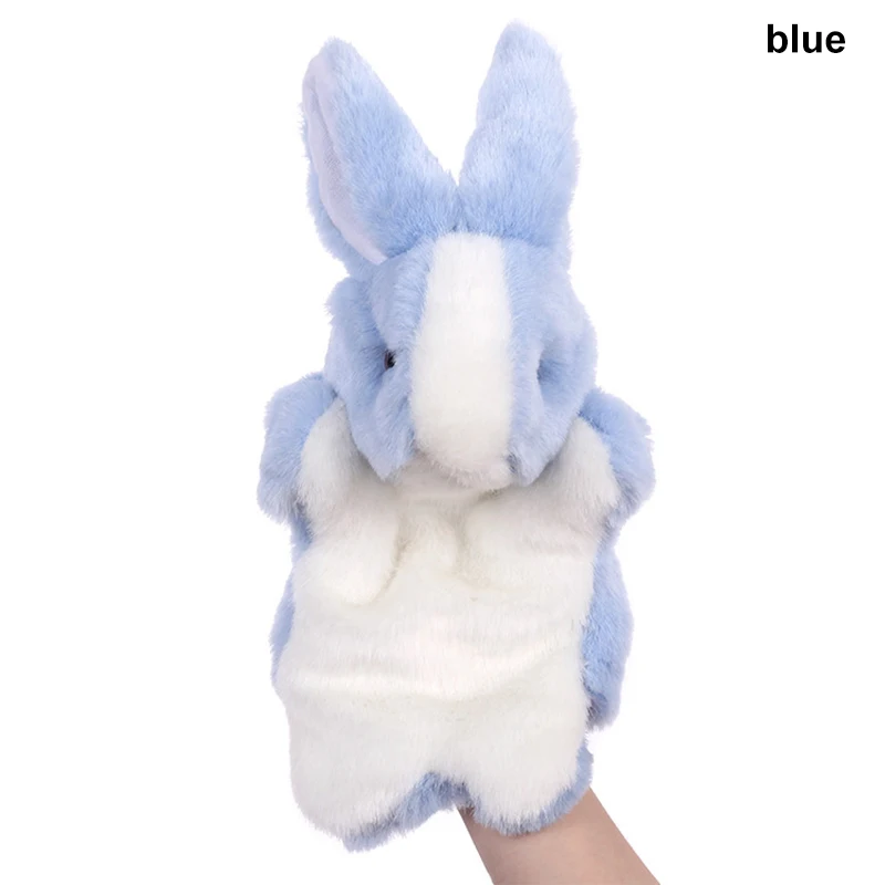 

1 Pcs Hand Finger Puppet Animal Rabbit Doll Glove Plush Toy For Children Kids Gift M09