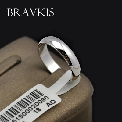 Простой простой обручальный браслет BRAVEKISS обручальные кольца для ее и его