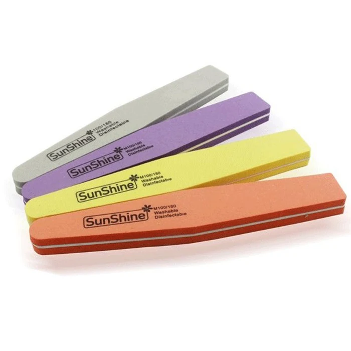 6 шт./партия профессиональная пилка для ногтей буфера долговременный Кристальный