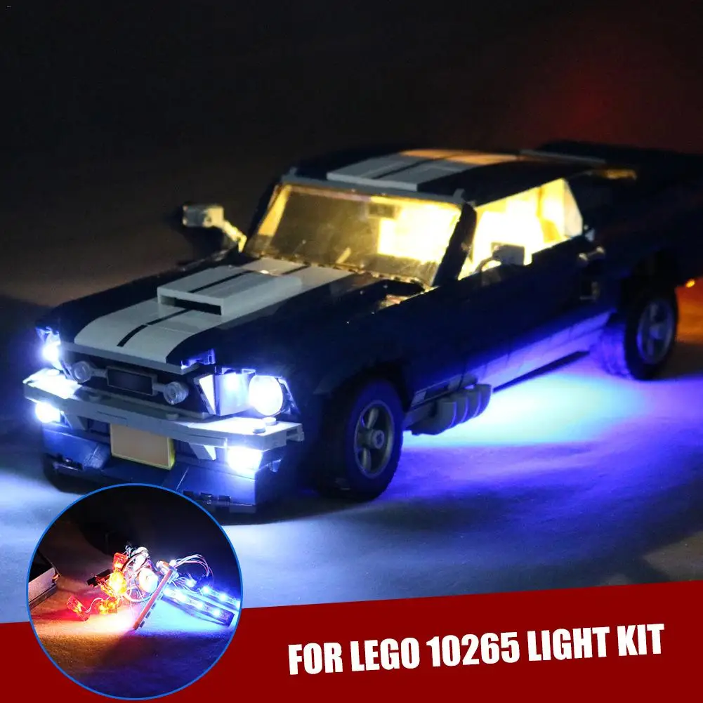 Светодиодный светильник для LEGO 10265 Ford Mustang ing кирпичи мои кирпичи|Детали и