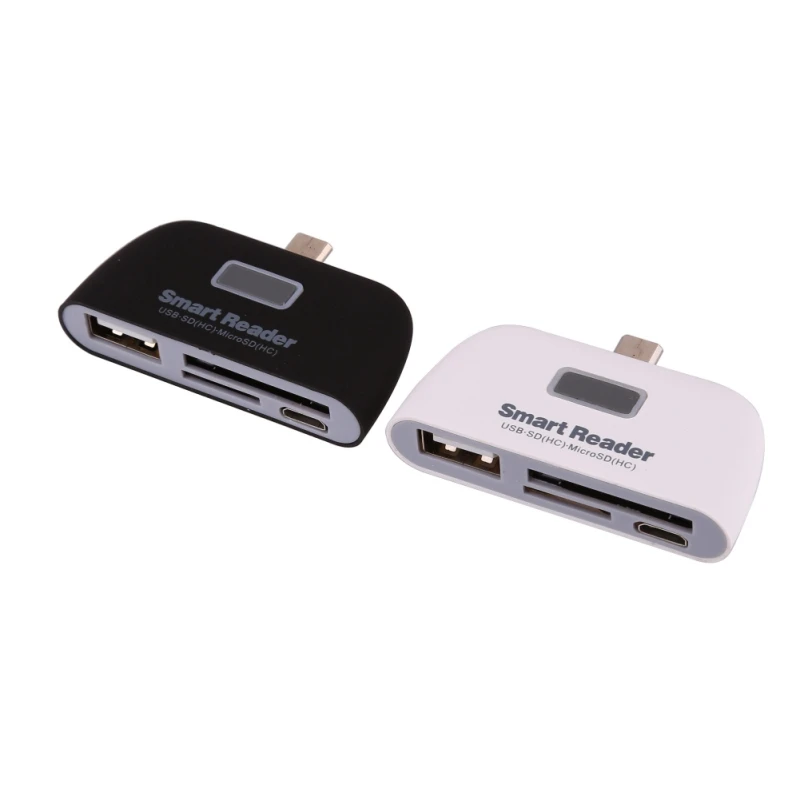 OTG к USB 2 0 смарт кард ридер SD TF с портом Micro для Android смартфонов ридер|Адаптеры Type-C| |