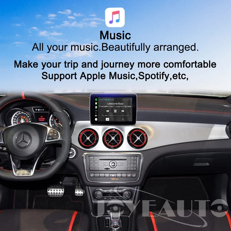 Joyeauto Wifi беспроводной Carplay Car Play Android авто зеркало модифицированное для Mercedes GLA GLC GLE GLS NTG 5,1 5,2 5,5 камера заднего вида