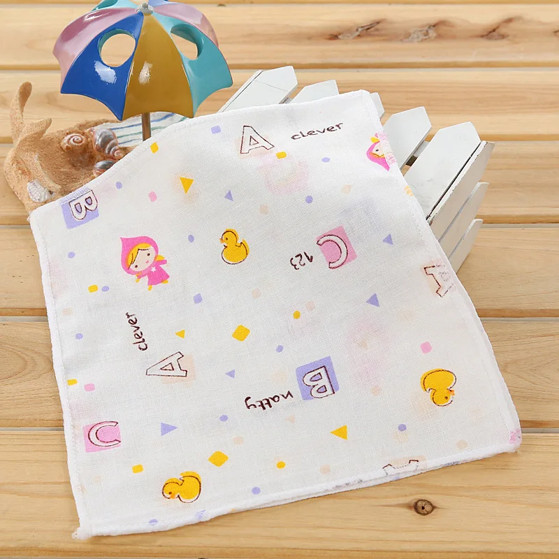 Полотенце из чистого хлопка двойная марля квадратное мягкое быстросохнущее для