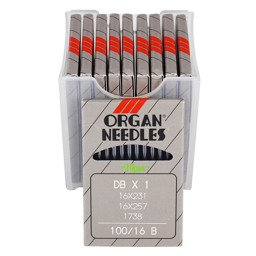

10pack/100pieces Clothing Set Organ Sewing Machine Needles 16X231 16X257 DB X 1 100/16B Sewing Needles PT7
