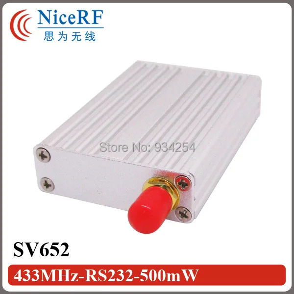 2 шт./лот Комплект беспроводных модулей SV652 100 мВт 1 4 км TTL/RS232/RS485 RF Module kit (включая