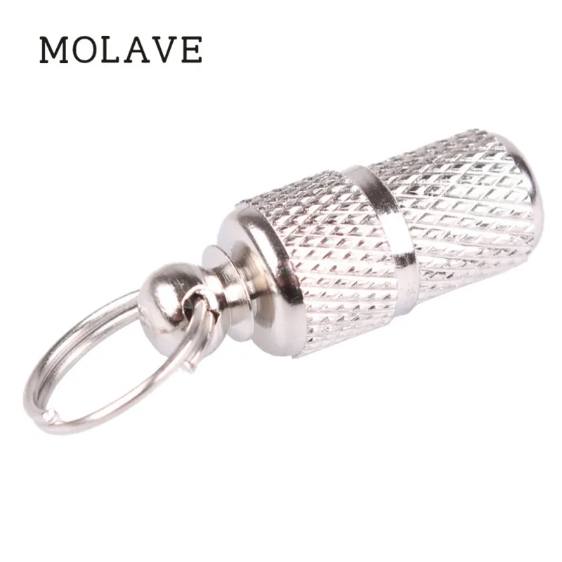 Идентификационная трубка MOLAVE для собак и кошек серебристая этикетка с