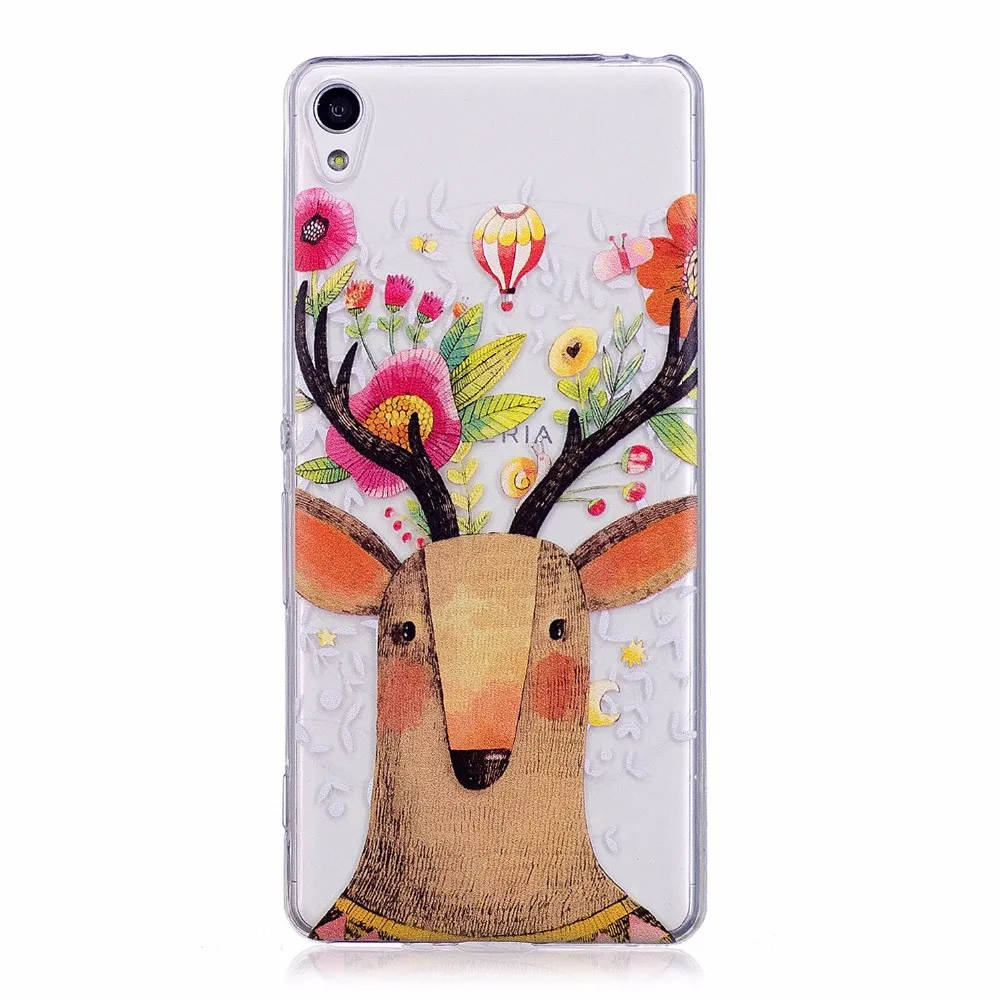 ARYIKUM Unicorn Case For Coque Sony Xperia XA 3112 F3112 F3111 Dual Black Cat Silicon Cover for Soni Etui |