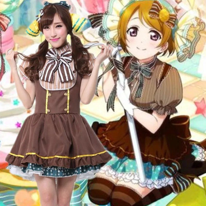 Аниме Love Live костюм косплей Koizumi Hanayo для женщины девочки Хэллоуин карневальные