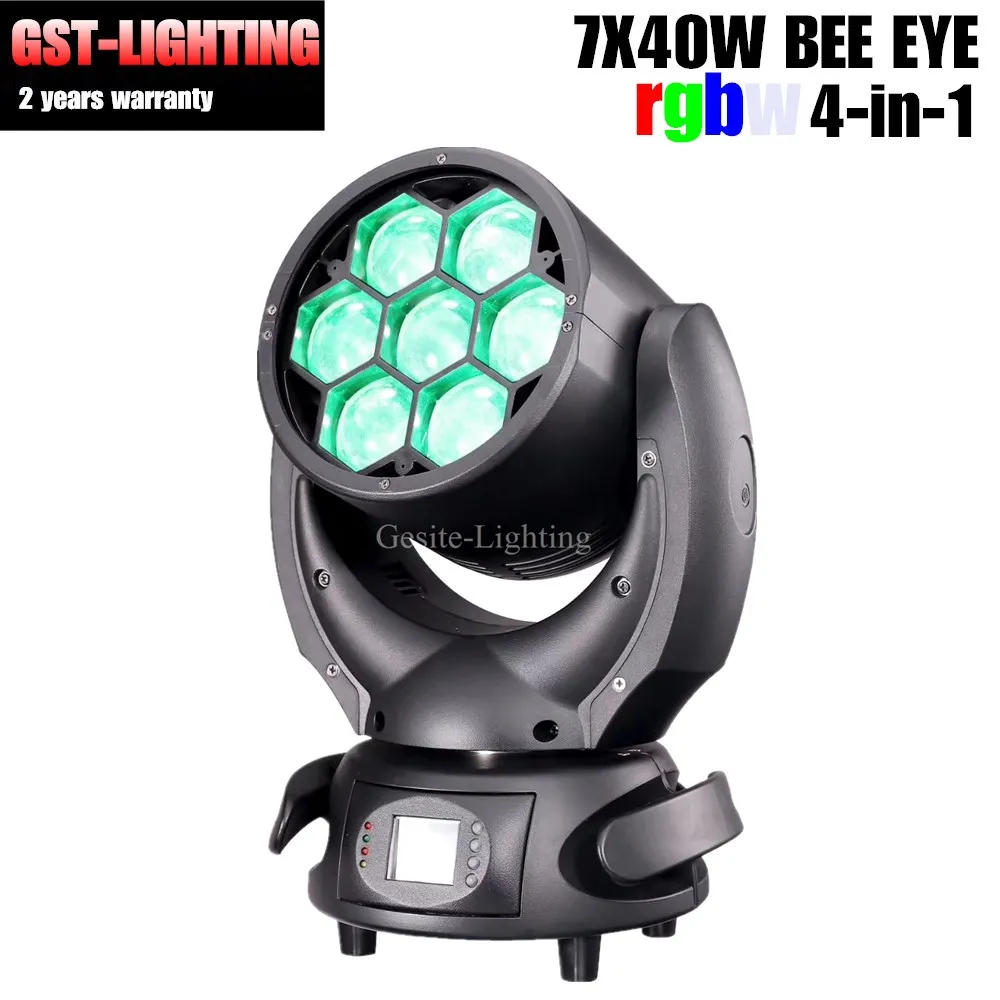 Бесплатная доставка 2 шт./лот Sharpy mini bee eye movinghead 7 шт. 40 Вт 4в1 rgbw wash stage light|Эффект