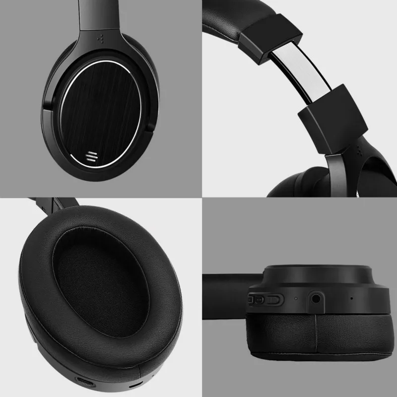 LCJCHDF M1 Active Noise Cancelling Headphones Wireless Headset Microphone Portable Headset With Microphone For Phones And Music