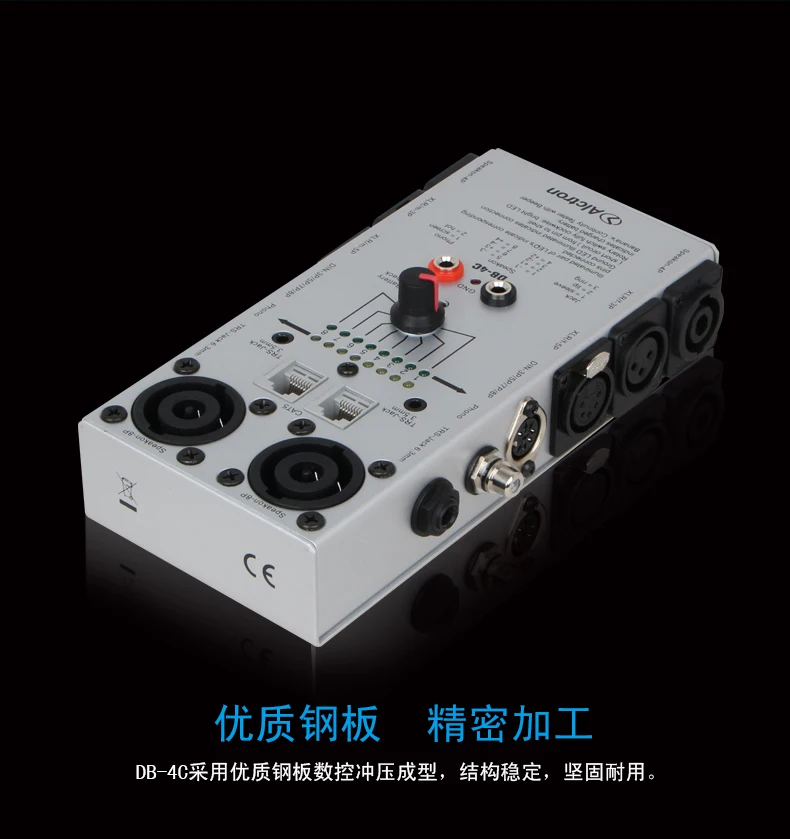 Alctron DB-4C мульти тестер аудио кабеля TRS XLR RCA аудио сетевой кабель детектор Тест для сцены Запись студии