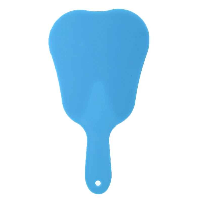 5 видов цветов в форме зуба милое пластиковое зеркало для макияжа с ручкой