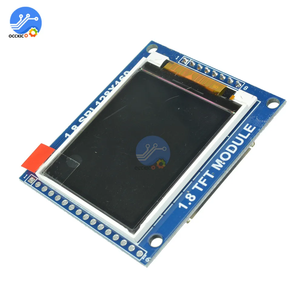 1 8 дюймовый TFT ЖК экран модуль SPI серийный 51 драйвер 4 IO Разрешение 128*160 для платы