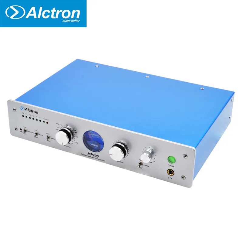 Alctron MP200 Профессиональный высококлассный электронный ламповый микрофонный предусилитель усилитель микрофона аналогичный NEVE 1073