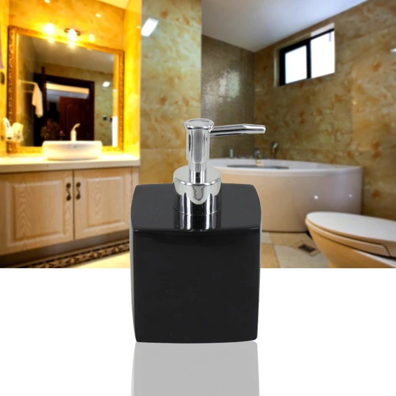 Высококачественный квадратный полимерный ручной насос для ванной комнаты