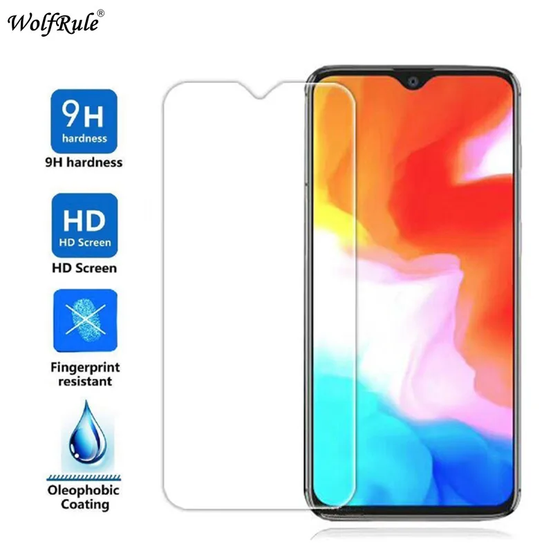 Protector de pantalla de vidrio templado para Oneplus 6T, pel&iacute;cula protectora de tel&eacute;fono para One Plus 6T, 2 piezas-1