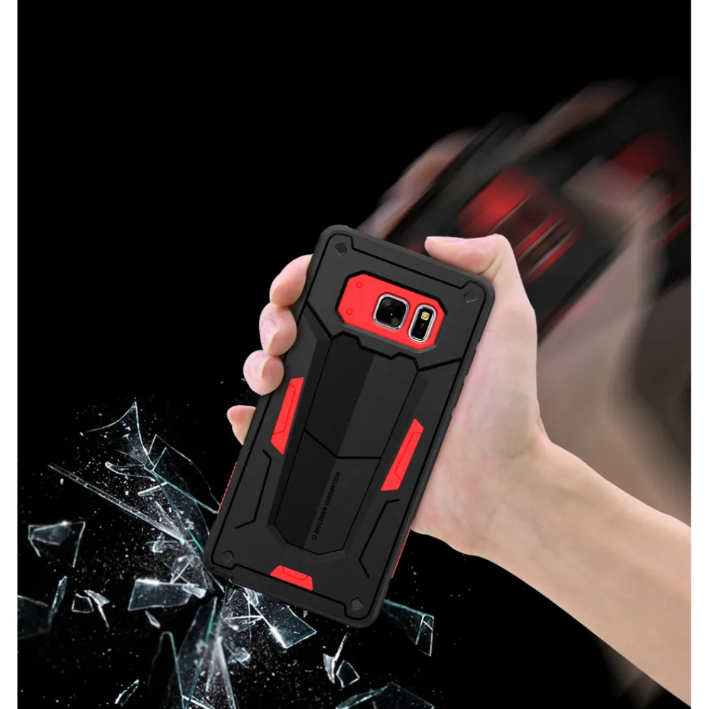 NILLKIN Heavy Duty Защита Чехол для samsung Galaxy Note FE прочный армированный чехол для телефона защитный чехол для телефона samsung Galaxy Note вентилятор Edition чехол для телефона