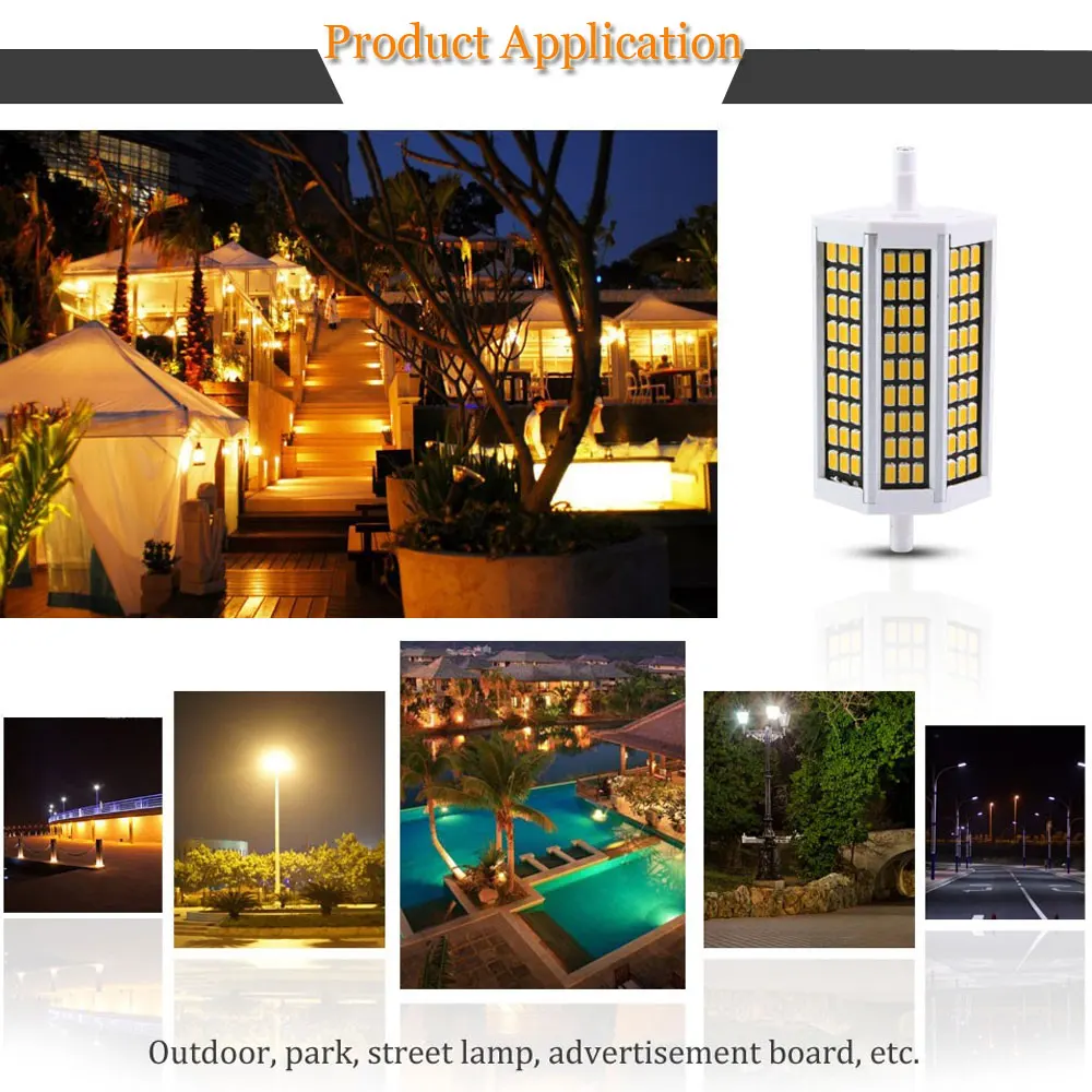 Ampoule LED R7S прожектор лампа J78 J118 J135 J189 110V 220V 10W 20W 25W 30W R7s диод Bombillas Lamparada | Лампы и