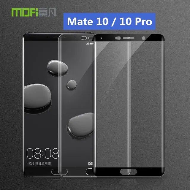 Закаленное 3d стекло для Huawei Mate 10 полное покрытие протектор экрана Mate10 Pro MOFi