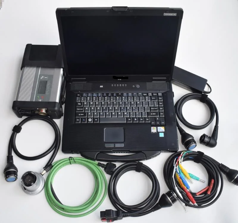 

2022 MB Diagnosis SD connect compact 5 star Scanner C5 with CF52 used laptop CF-52 super 480G SSD newest full set ready to work