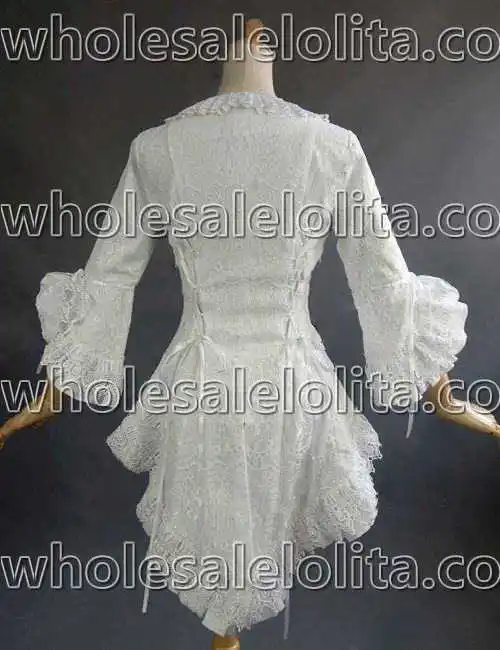 Викторианская Готическая кружевная верхняя каскадная куртка-корсет Titanic Reaction