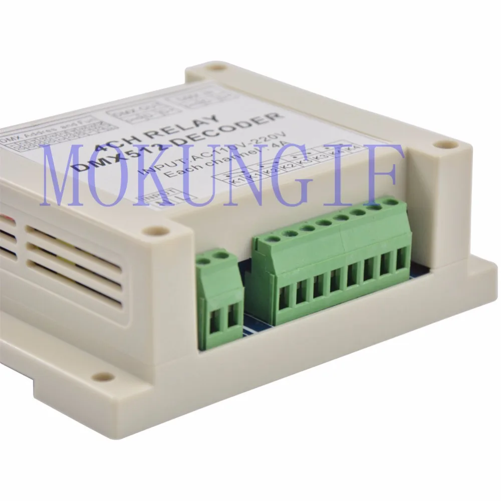 1 шт. AC110-220V 4CH Декодер контроллер RGB СВЕТОДИОДНЫЕ полосные осветители для