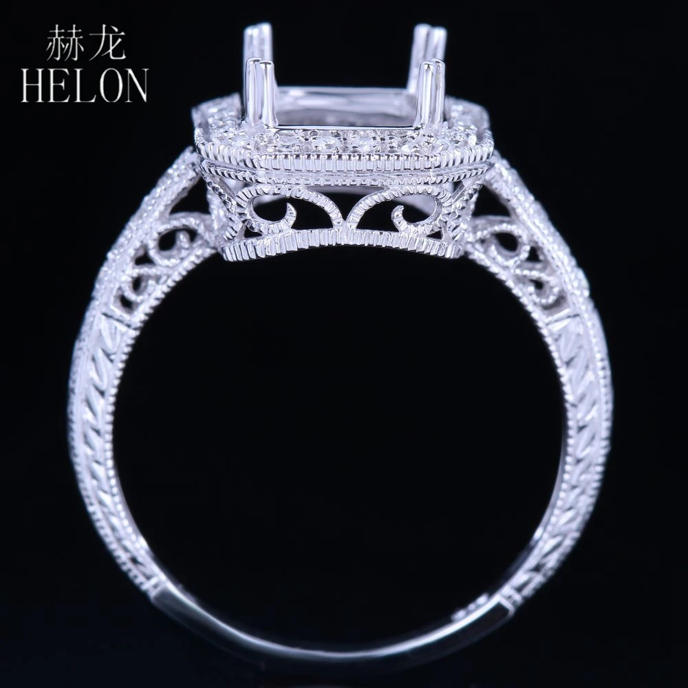 Женское Винтажное кольцо HELON из стерлингового серебра 925 пробы с полукреплением