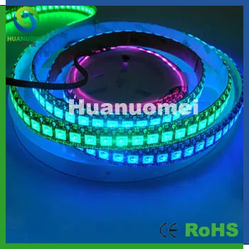 Пиксельная Светодиодная лента ws2811 Dream color rgb 5050 светодиодная ленсветильник черная