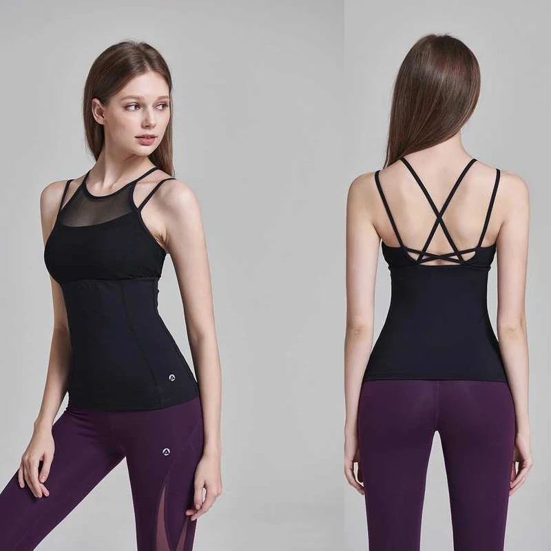 Женский сексуальный спортивный жилет для йоги розовая футболка спортивная