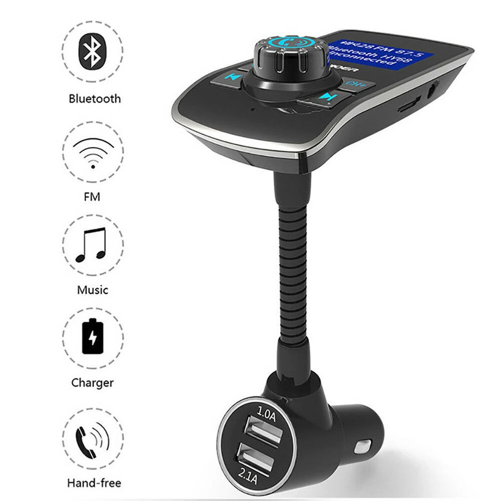 3.1A USB зарядное устройство ЖК-дисплей комплект беспроводной связи bluetooth для