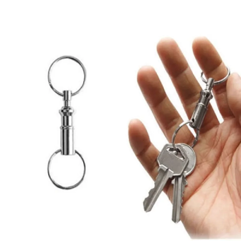 1 шт. брелок для ключей из нержавеющей стали 8 5 2 см|quick release keychain|key ring detachablekey |