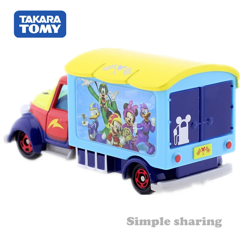 Takara TOMY Tomica Disney Motor Goody переносить Микки Маус и роуд гоночные автомобили игрушка