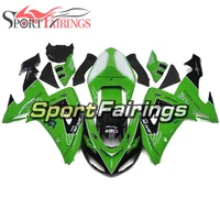 hulls for kawasaki zx 10r 2006 2007 abs plastic injection carenes motorcycle zx 10r 06 07 body frames green white black cowlings