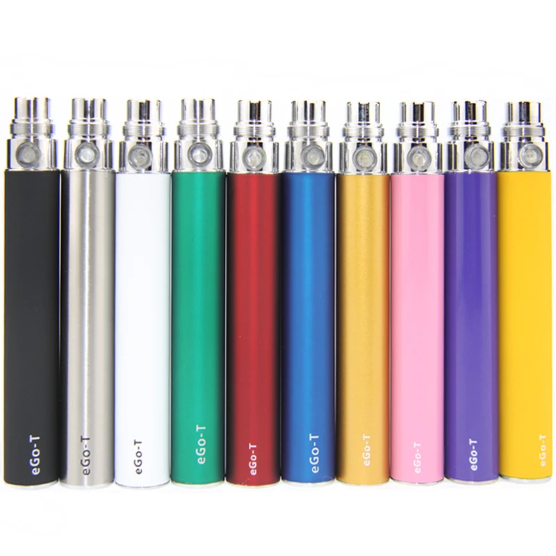 

50pcs/lot EGO T Battery For Electronic Cigarette E-cig Ego 510 Thread Match CE4 CE5 MT3 650mah 900mah 1100mah