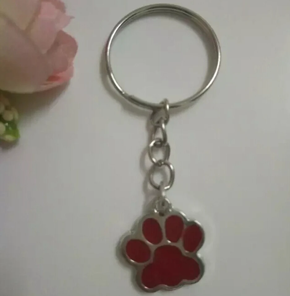 Разноцветные эмалированные брелок в форме когтя для собак/кошек модные