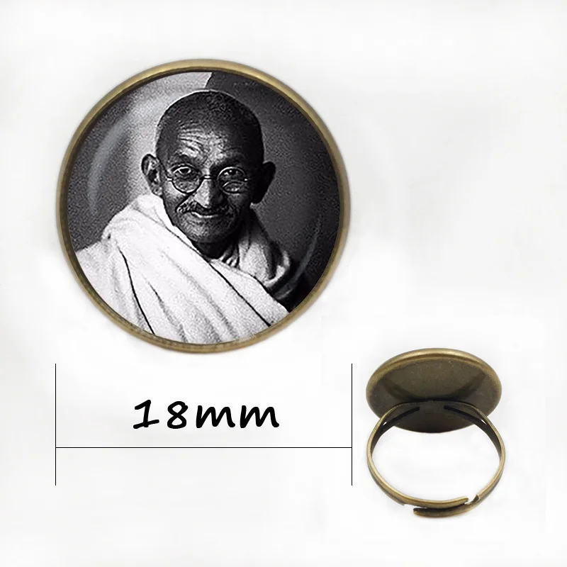 Кулон Mahatma Gandhi. Ожерелье с индийским движением за независимость. Философия