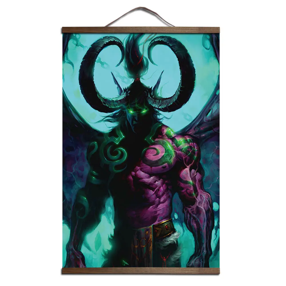 Плакат для World of Warcrafts Sylvanas Windrunner постеры печати на холсте украшения живопись с твердой древесины Висячие свиток