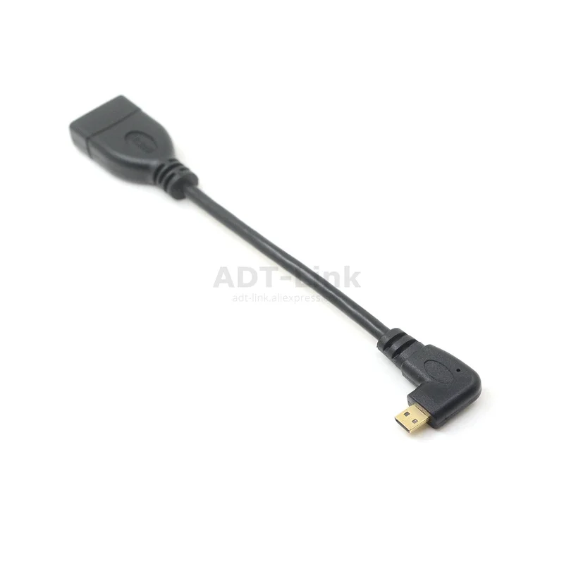 Вверх вниз правый левый Угловой Micro HDMI в фоторазъем 10 см для HDTV Тип D hdmi micro угол