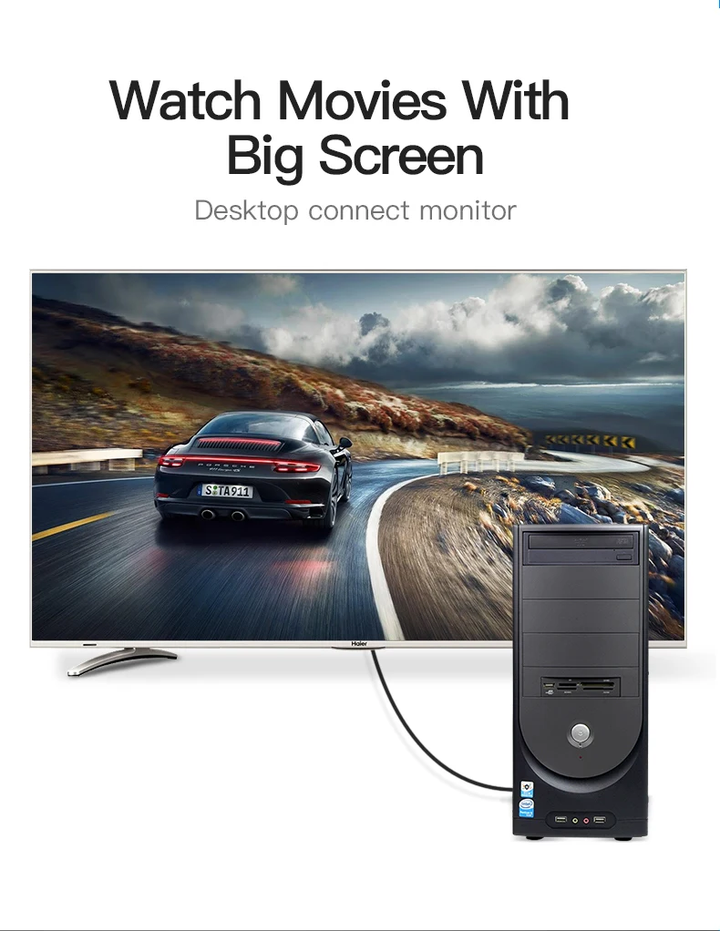 Vention HDMI кабель 2,0 волоконно-оптический HDMI кабель высокоскоростной 4K HDMI оптический кабель для HDTV ЖК-ноутбука PS4 проектор компьютерный кабель