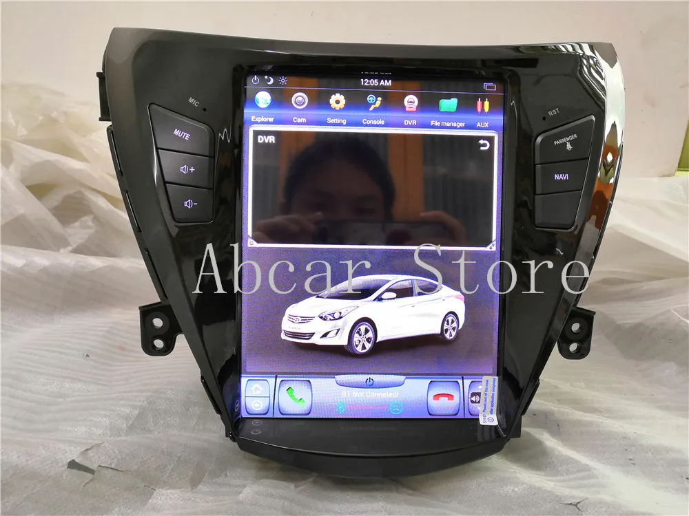 10,4 ''Tesla стиль Android 8,1 автомобильный dvd-плеер gps навигация для hyundai Elantra 2012- стерео радио PX6 CARPLAY ips HDMI